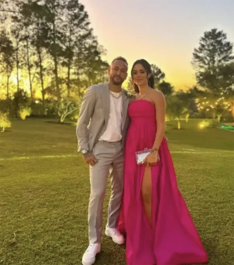 Neymar và Biancardi công khai mối quan hệ vào năm 2021. ẢNH: INSTAGRAM neymar-Bruna-Biancardi.png