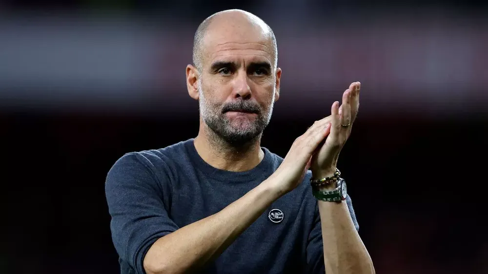 Pep Guardiola tin rằng việc vắng Rodri đã khiến Man City trả giá trước Arsenal. ẢNH: GETTY man-city-pep-guardiola.jpg