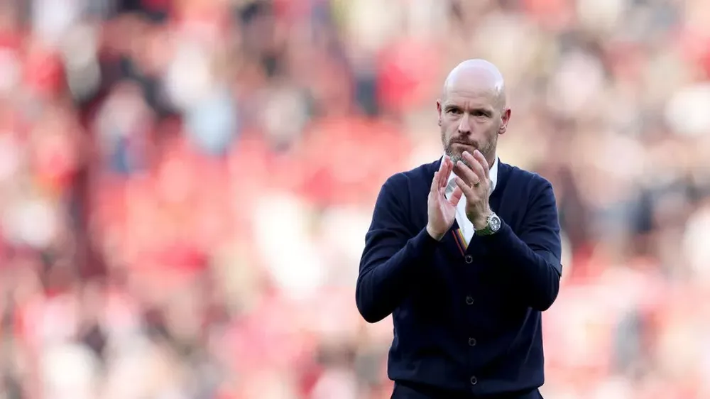 Ten Hag và MU có khởi đầu mùa giải đầy khó khăn. ẢNH: GETTY ten-hag-mu.jpg