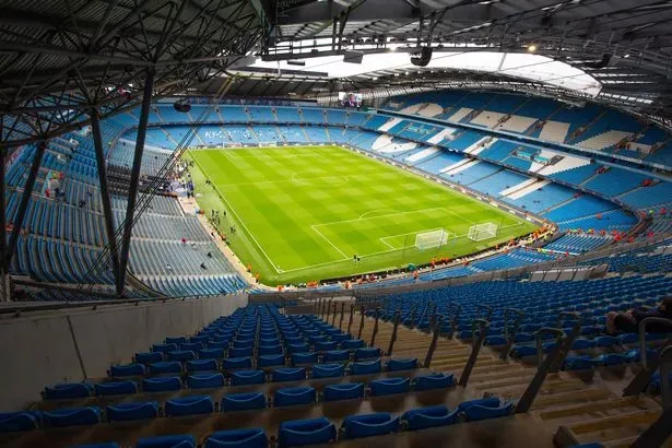 Sân vận động Etihad của Man City với sức chứa 61.000 chỗ ngồi sẽ tổ chức một số trận đấu tại VCK Euro 2028. ẢNH: GETTY etihad-man-city.jpg