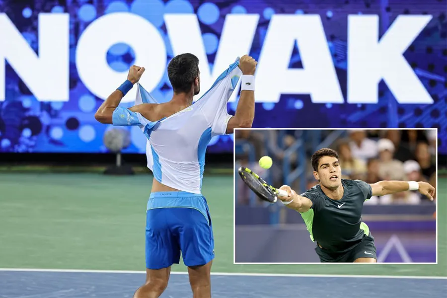 Djokovic và Alcaraz đang tạo nên cuộc cạnh tranh khốc liệt trong việc giành ngôi vị số 1 của năm. Ảnh: GETTY IMAGES IMG_6306.jpeg