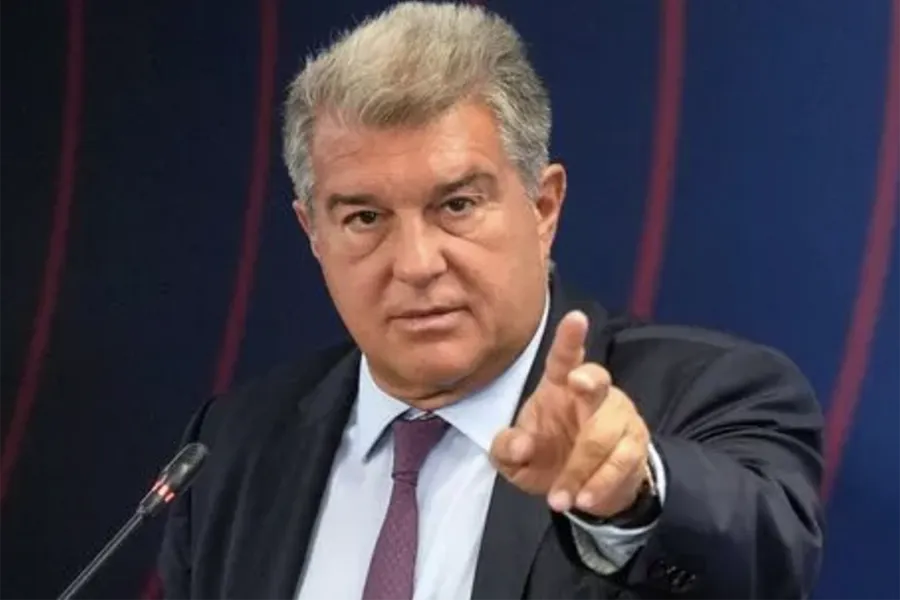 Joan Laporta mạnh mẽ phủ nhận mọi cáo buộc. ẢNH: GETTY Joan-Laporta.png
