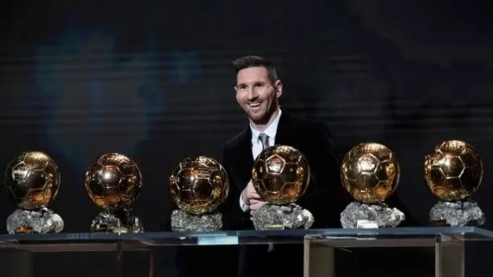 Messi có 7 quả bóng vàng. ẢNH: GETTY messi-qua-bong-vang.png