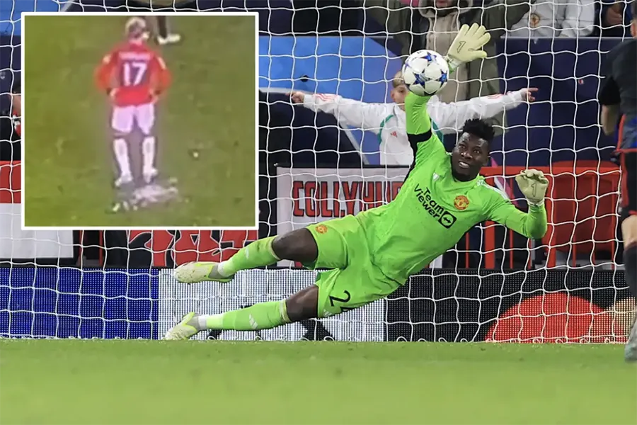 Garnacho được fan MU xem là người hùng thứ ba của MU sau Onana và Maguire. ẢNH: SUN SPORTS mu-onana-garnacho.png