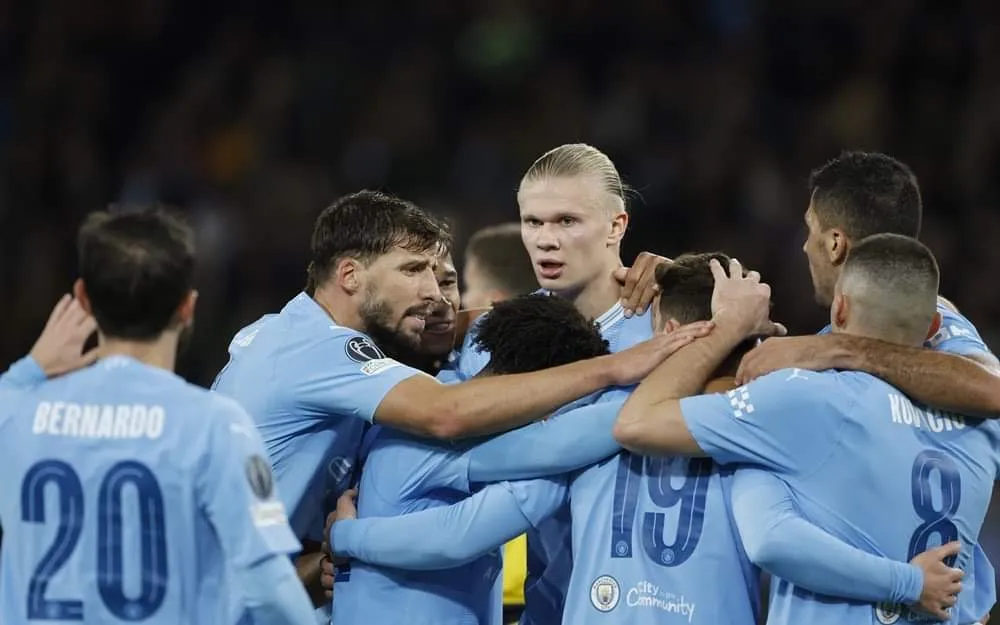 Man City đang quá mạnh ở giải đấu Châu Âu khi giữ thành tích bất bại. Ảnh: Getty IMG_6429.jpeg