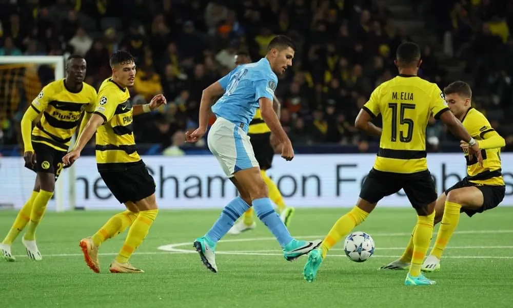 Man City đang trên hành trình bảo vệ chức vô địch Champions League của mình. Ảnh: Getty IMG_6432.jpeg