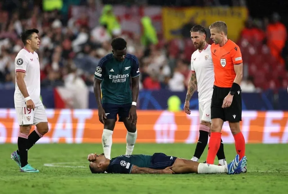 Vắng Jesus hàng công Arsenal giảm đi sức mạnh đáng kể. Ảnh: Getty IMG_6448.jpeg