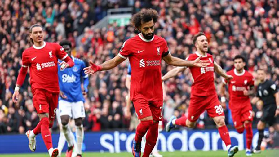 Salah được xem là ngôi sao số 1 của Liverpool lúc này. ẢNH: GETTY liverpool, salah
