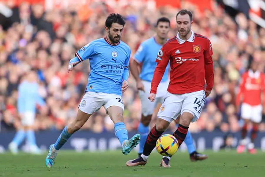 MU gặp Man City là trận cầu tâm điểm vòng 10 Premier League. ẢNH: GETTY manchester united, man city, vòng 10 premier league