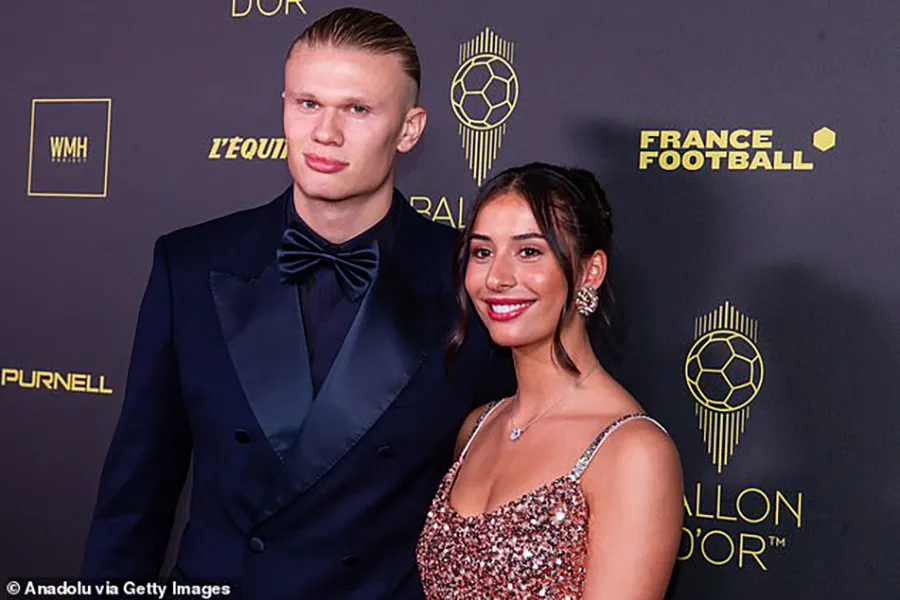 Haaland thua Messi trong cuộc đua quả bóng vàng. ẢNH: GETTY haaland-man-city.jpg
