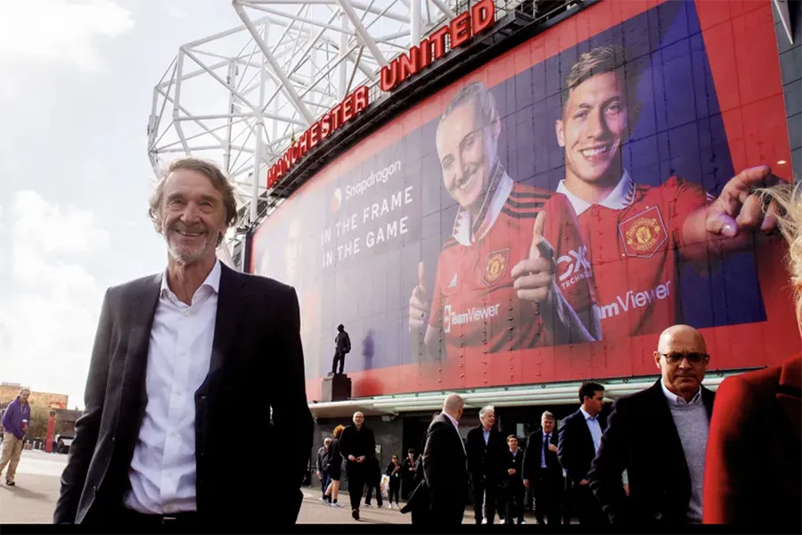 Sir Jim Ratcliffe sẽ phụ trách toàn bộ mảng hoạt động bóng đá của đội chủ sân Old Trafford nếu ông mua thành công 25% cổ phần MU từ nhà Glazer. ẢNH: PA manchester-united-sir-jim-ratcliffe.png