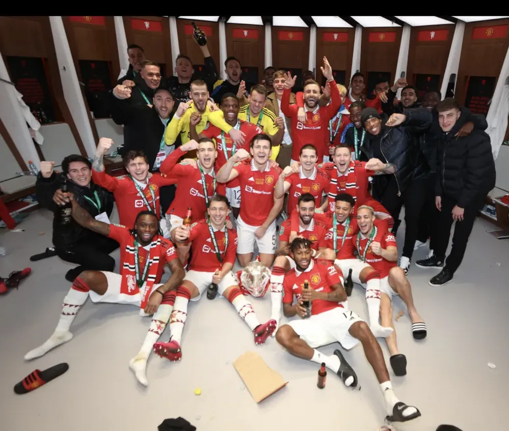 Carabao Cup 2023 là danh hiệu duy nhất của MU trong 6 năm qua. ẢNH: GETTY MU-CARABAO-CUP.png