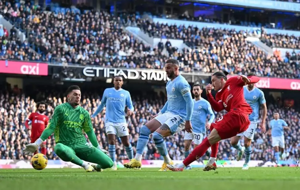 Liverpool đang bay cao và mục tiêu chiếm top 2 từ tay Man City sau vòng đấu 14 này. Ảnh: Getty IMG_6988.jpeg