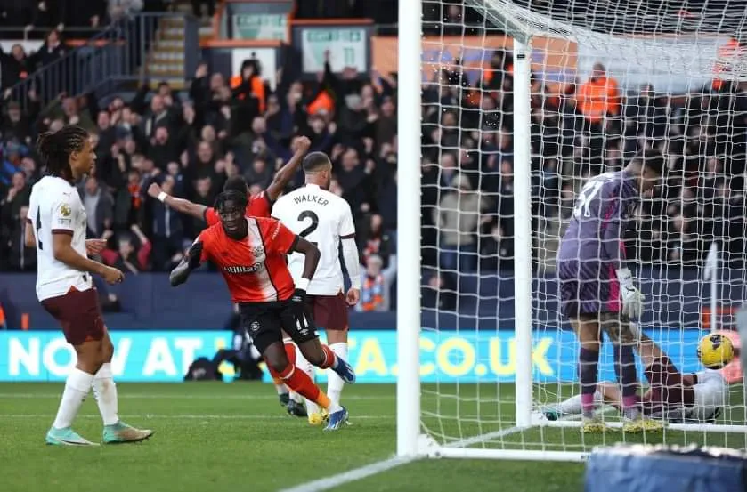 Luton đã có trận đấu hay và gây ra rất nhiều khó khăn cho ĐKVĐ Man City. Ảnh: Getty IMG_7250.jpeg