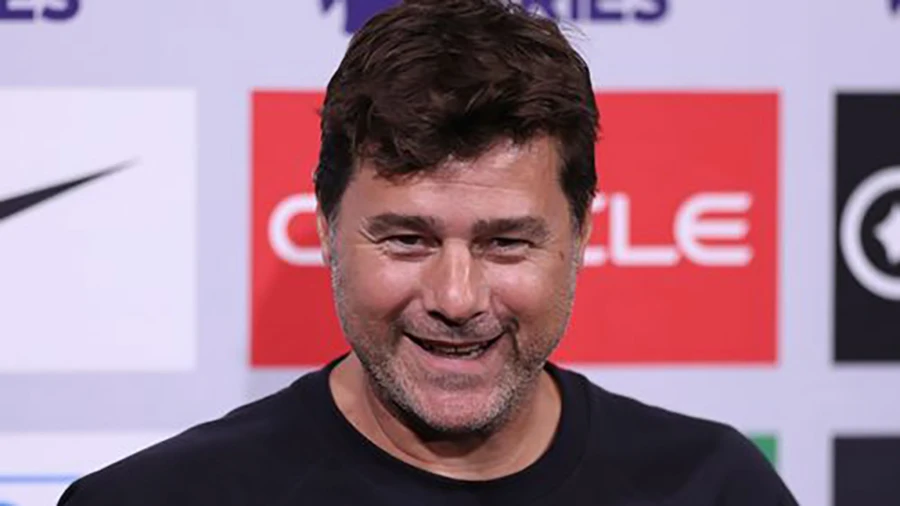 Pochettino khẳng định ông không điên khi dẫn dắt Chelsea. ẢNH: GETTY pochettino-chelsea.jpeg