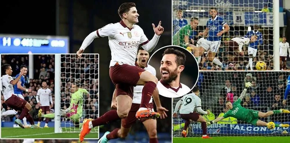 Man City thắng Everton đầy nhọc nhằn, may mắn và tranh cãi. ẢNH: MIRROR manchester-city-7756.jpg