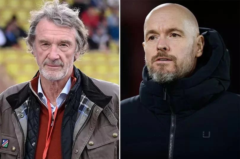 "Ông chủ mới" Sir Jim Ratcliffe đến có thể giúp Erik Ten Hag thay đổi vận mệnh tại Manchester United hay không? ẢNH: MIRROR sir-jim-ratcliffe-ten-hag-mu-3996.jpg