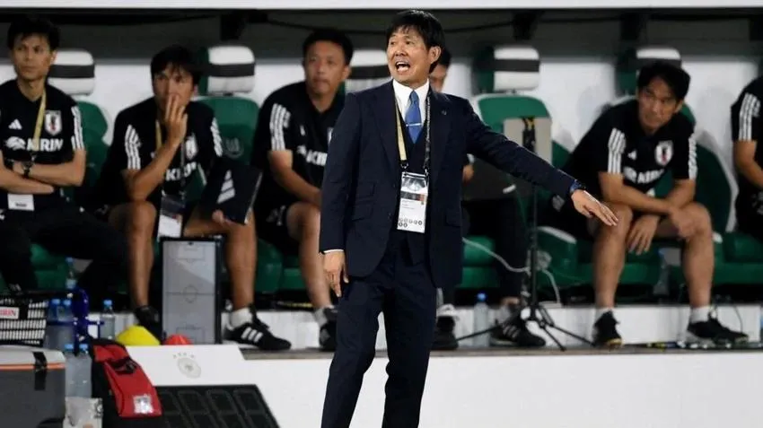HLV Hajime Moriyasu của Nhật Bản đánh giá trận đấu với Việt Nam sẽ rất hay. ẢNH: GETTY nhat-ban-Hajime-Moriyasu.jpg