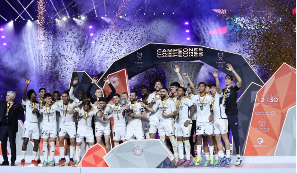 Real Madrid giành siêu cúp Tây Ban Nha xứng đáng. ẢNH: GETTY Real Madrid