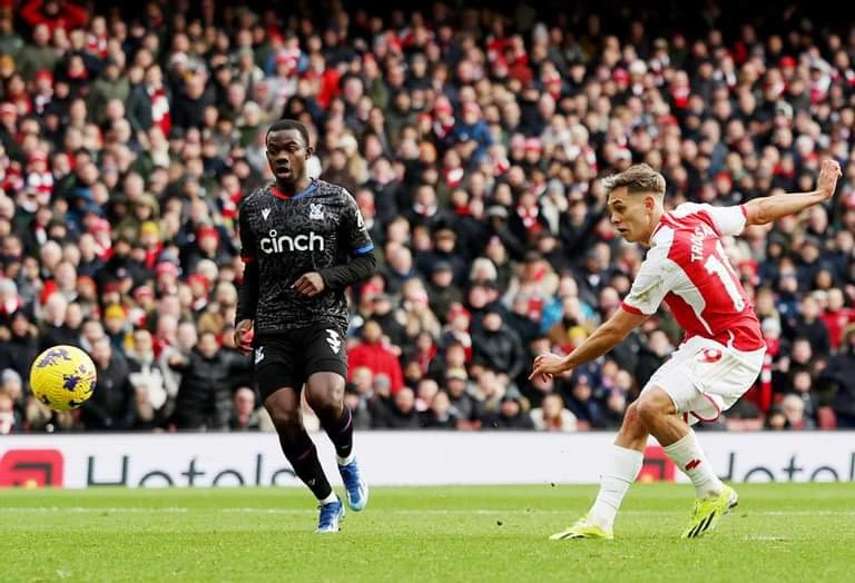 Arsenal áp đảo hoàn toàn trước Crystal Palace. Ảnh: Getty IMG_7568.jpeg