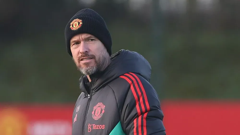 HLV Ten Hag đứng trước nỗi lo về phong độ của Manchester United bất chấp hàng loạt trụ cột trở lại sau chấn thương. ẢNH: GETTY ten-hag-mu.jpg