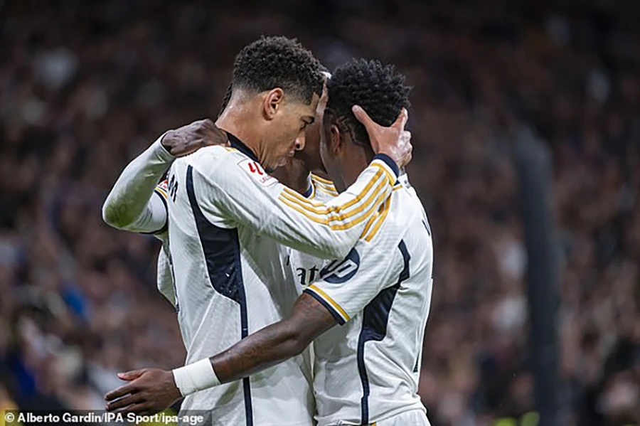 Real Madrid dễ dàng đánh bại Girona với tỉ số 4-0. ẢNH: GETTY bang-xep-hang-la-liga-real-madrid.jpg
