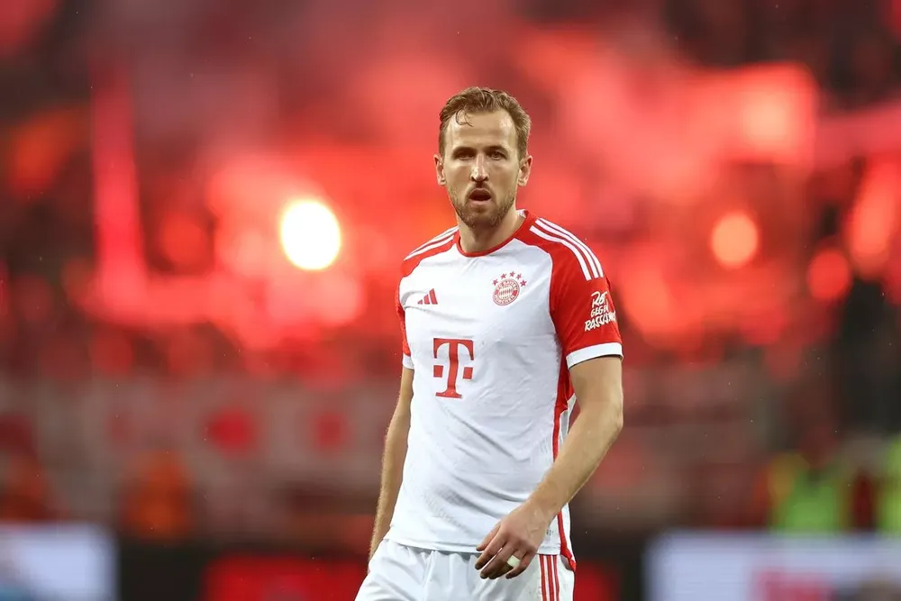 Harry Kane "như người vô hình" ở trên sân. ẢNH: GETTY bayern-munich-harry-kane.jpg