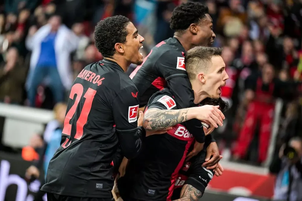 Bayer Leverkusen đang bất bại ở mùa này. ẢNH: GETTY bundesliga-bayer-leverkusen.jpg