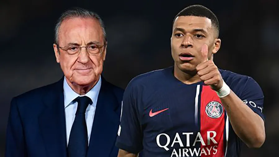 Kylian Mbappe gần như chắc chắn gia nhập Real Madrid của chủ tịch Florentino Perez từ mùa tới. ẢNH: MIRROR real-madrid-mbappe.jpeg