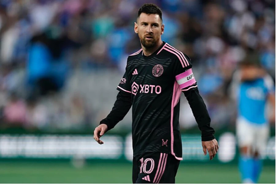 Messi và các đồng đội gặp khó trong khâu ghi bàn. Ảnh: GETTY messi-inter-miami.jpg
