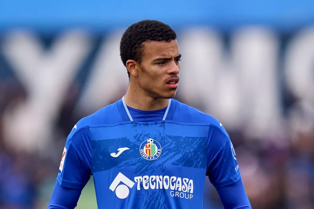 Mason Greenwood đang chơi rất tốt cho Getafe dưới dạng cho mượn 1 mùa giải từ MU. ẢNH: GETTY manchester-united-mason-greenwood.jpg