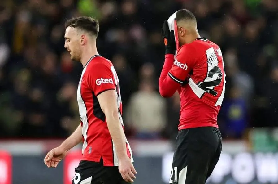 Sheffield gần như chắc chắn là cái tên đầu tiên rớt hạng vào cuối mùa giải này. Ảnh: Getty IMG_7965.jpeg