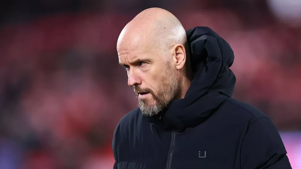 Ten Hag sẽ rời MU nếu đội không có vé dự Champions League mùa tới. ẢNH: GETTY ten-hag-manchester-united.jpg