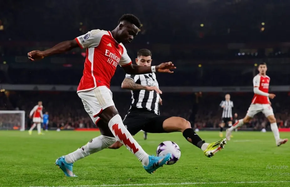Bukayo Saka liên tiếp tỏa sáng giúp Arsenal có những điểm số quan trọng. Ảnh: Getty premier-league-arsenal.jpeg