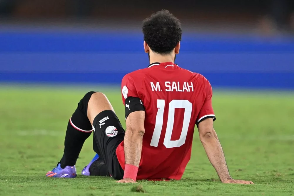 Mohamed Salah dính chấn thương vào tháng 1 khi cùng tuyển Ai Cập đá giải vô địch châu Phi tại Bờ Biển Ngà. ẢNH: GETTY mohamed-salah.jpg