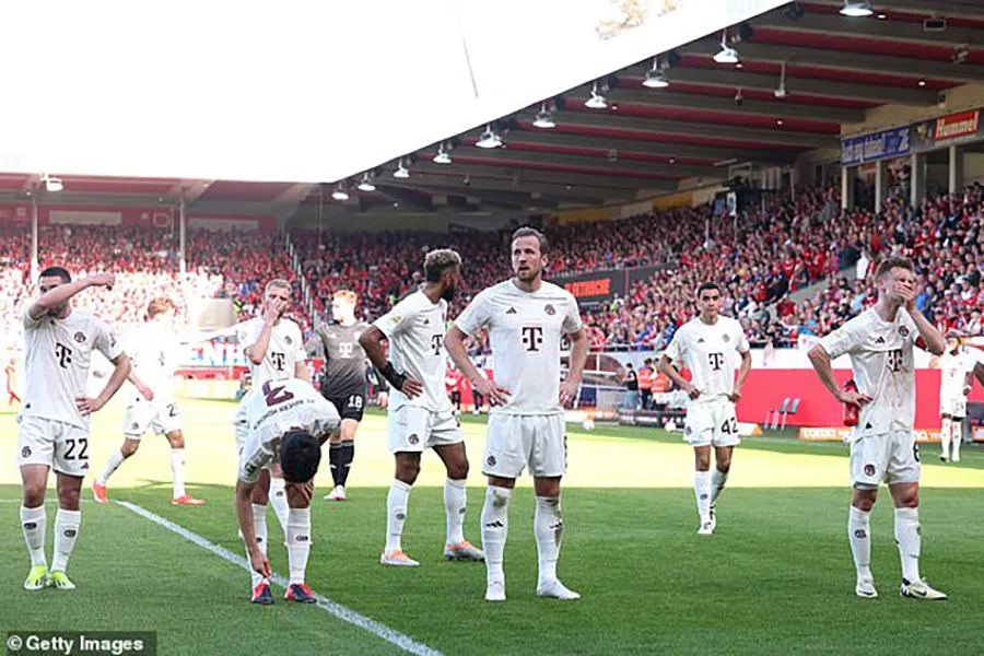 Bayern Munich không thể vô địch Bundesliga 12 mùa liên tiếp. ẢNH: GETTY bundesliga-bayern-munich.jpg