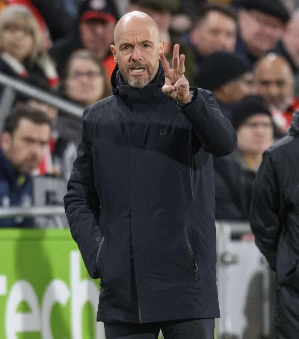 Ten Hag có khả năng bị MU sa thải vào cuối mùa giải này. ẢNH: ALAMY manchester-united-erik-ten-hag.png