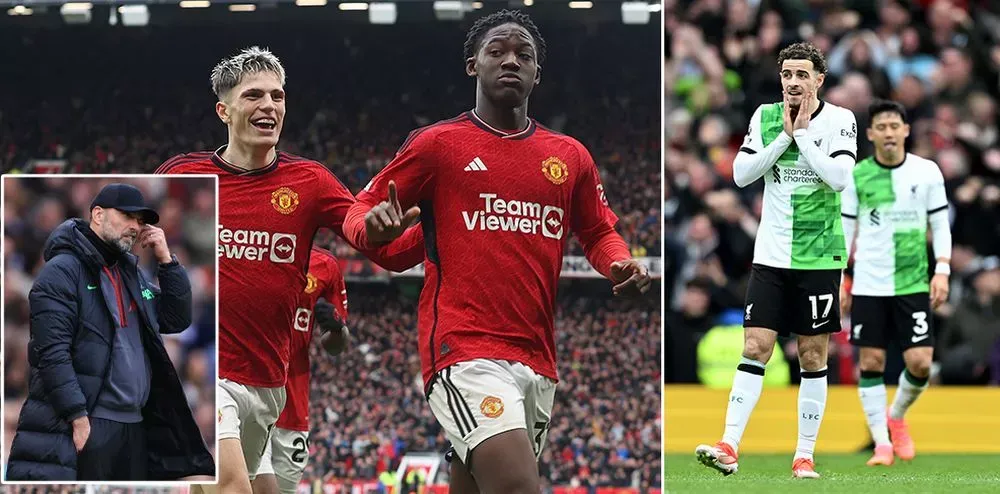 Liverpool và MU níu chân nhau ở vòng 32 Premier League. ẢNH: MIRROR liverpool-mu-jurgen-klopp.jpg