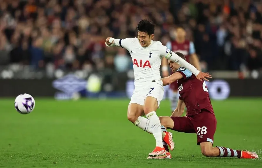 Son Heung-min đang gánh trọng trách ghi bàn cho Tottenham. Ảnh: Getty tottenham, son hueng-min