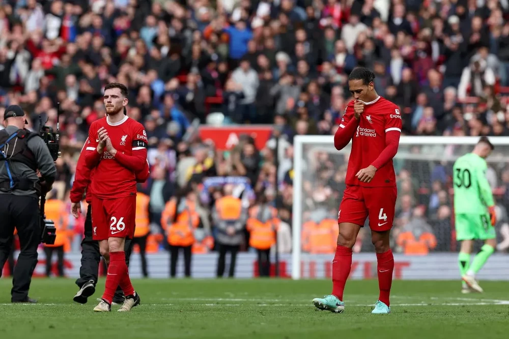 Liverpool hụt hơi trong vài vòng đấu qua. ẢNH: GETTY liverpool-premier-league.jpg