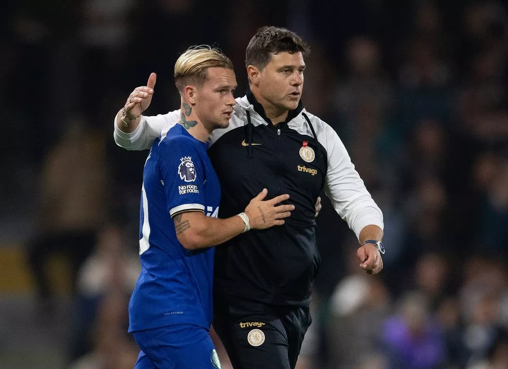 Pochettino hoàn toàn tin tưởng vào Mudryk. ẢNH: GETTY pochettino-chelsea.jpg