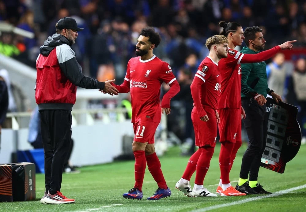 Thua Atalanta với tổng tỷ số 1-3, Liverpool chính thức dừng chân ở Europa League. Ảnh: Reuters IMG_8696.jpeg