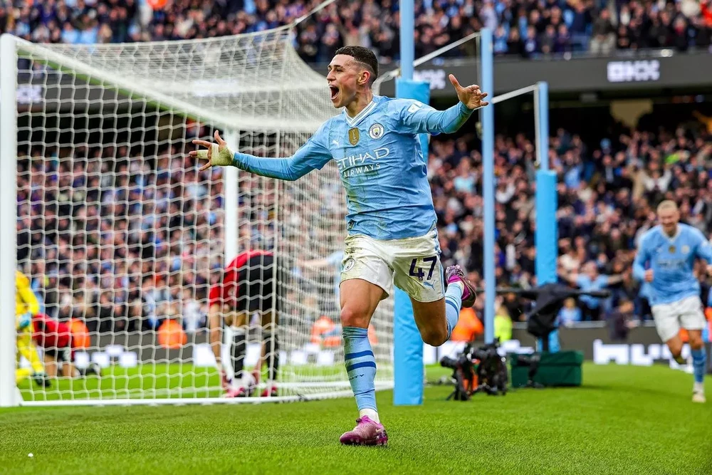 Phil Foden có một mùa giải hay nhất sự nghiệp đến lúc này. ẢNH: GETTY phil foden