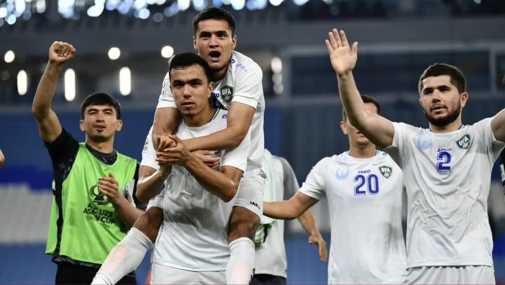 U-23 Uzbekistan được đánh giá là mạnh nhất bảng D giải U-23 châu Á. ẢNH: AFC viet-nam-uzbekistan.png