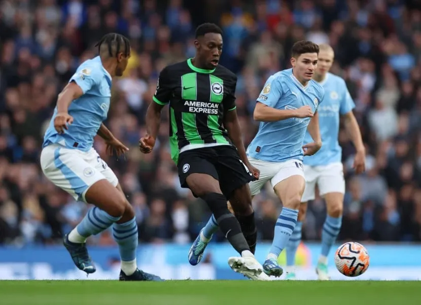 5 trận gần nhất, Brighton chưa biết mùi chiến thắng trước Man City. Ảnh: Getty premier-league-man-city.jpeg