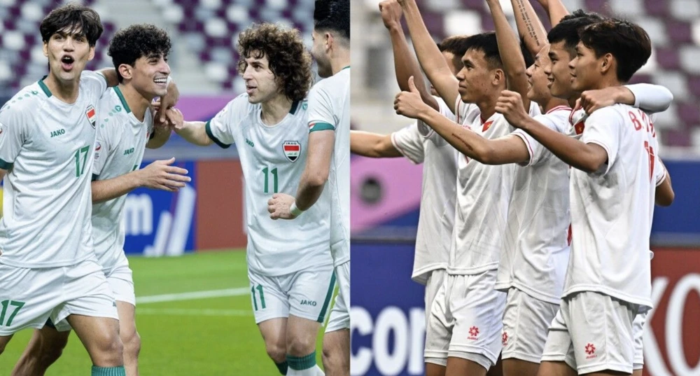 U-23 Việt Nam và U-23 Iraq sẽ tái hiện trận tứ kết U-23 châu Á cách đây 6 năm vào mùa giải năm nay. ẢNH: AFC u-23-viet-nam-iraq.png