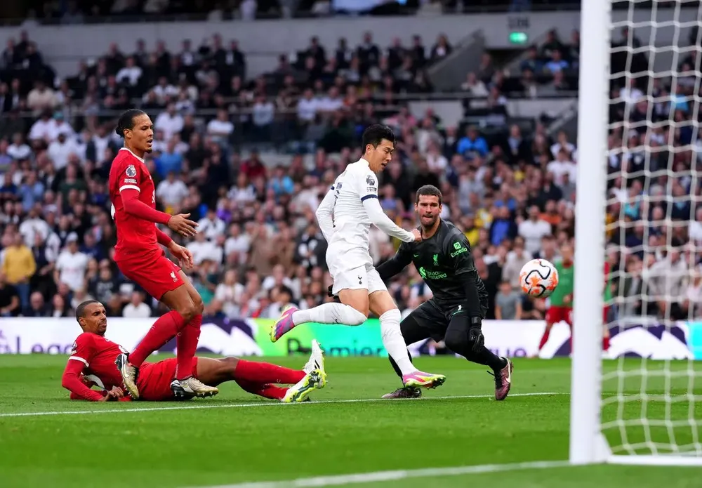 Son Heung-min đã ghi 7 bàn vào lưới Liverpool. ẢNH: GETTY tottenham-son-heung-min.jpg
