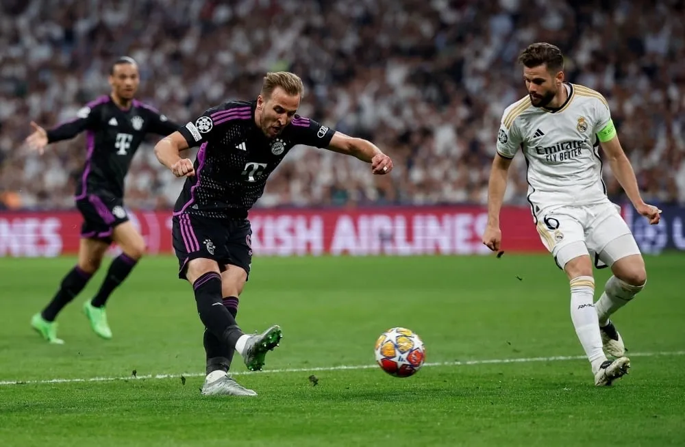 Harry Kane bị phong tỏa hoàn toàn và không có nhiều bóng để dứt điểm. Ảnh: Getty IMG_8846.jpeg