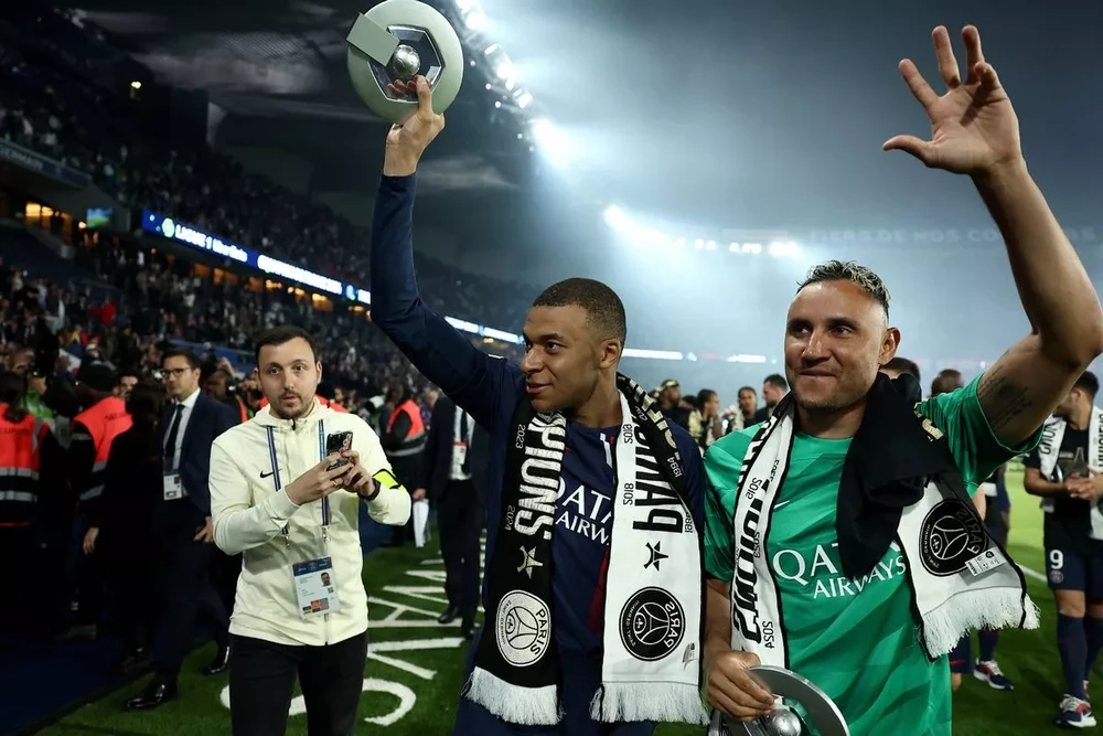 Mbappe giành rất nhiều danh hiệu cùng PSG nhưng không có Champions League. ẢNH: GETTY mbappe-psg.jpg