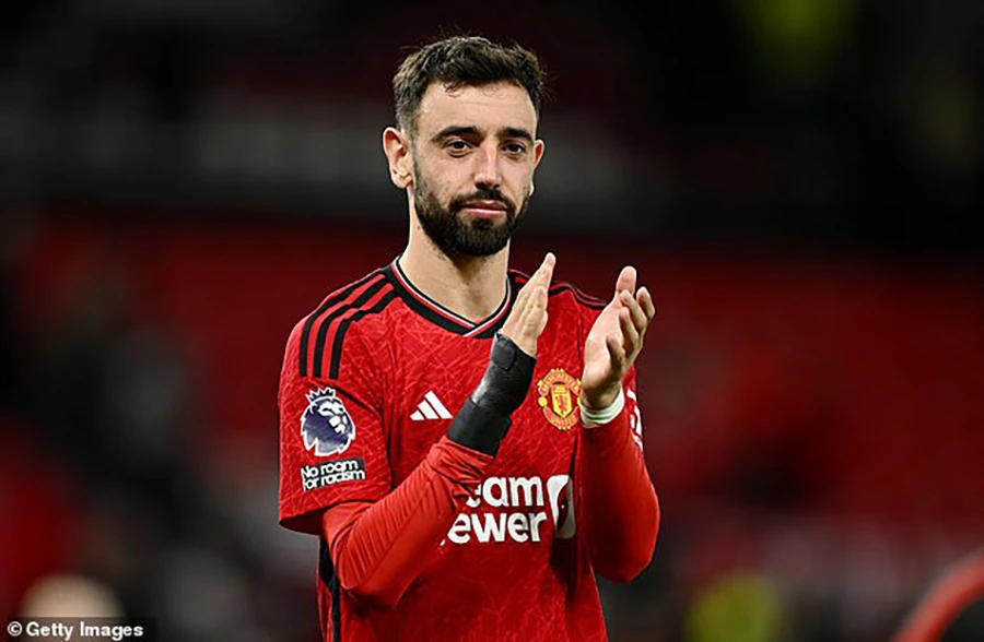 Truyền thông Anh đồn đoán MU sẽ bán Bruno Fernandes vào mùa hè này. ẢNH: GETTY mu-bruno-fernandes.jpg